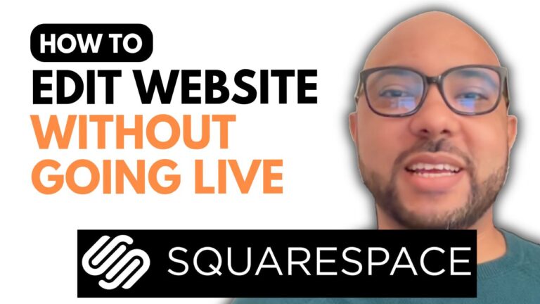 How to Edit Squarespace Website Without Going Live