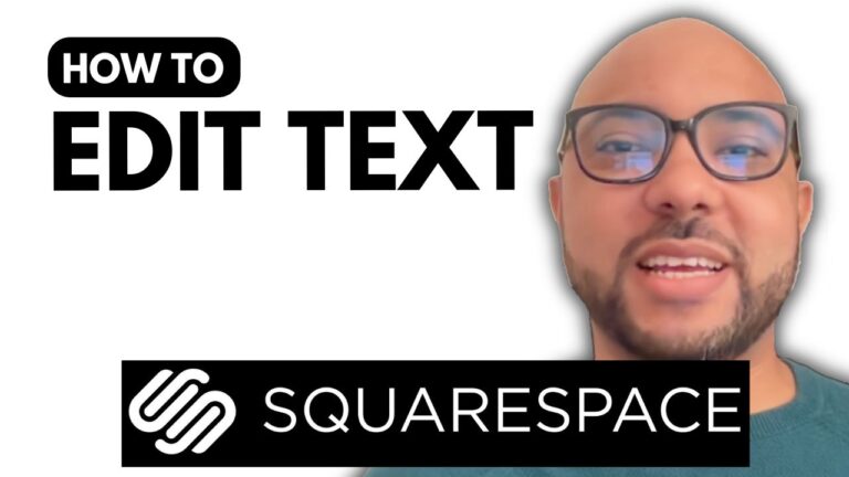 How to Edit Text in Squarespace