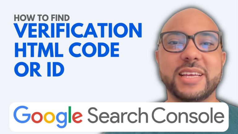 How to Find Google Search Console Verification HTML Code or ID