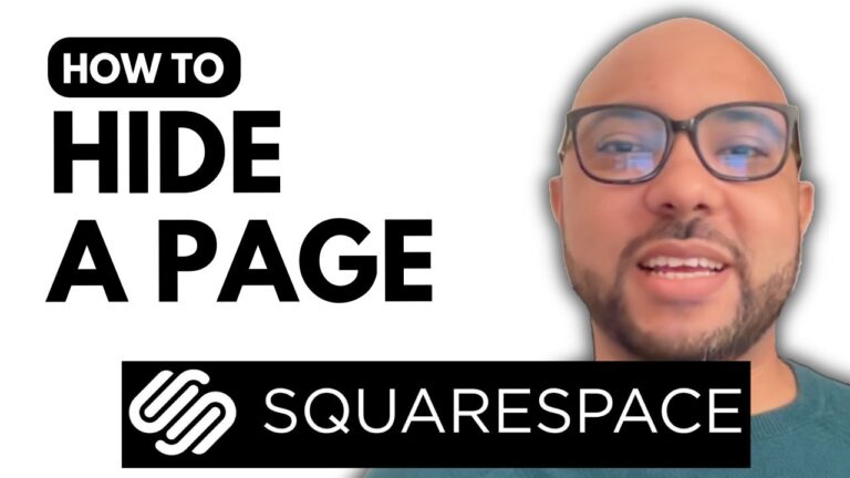 How to Hide a Page in Squarespace