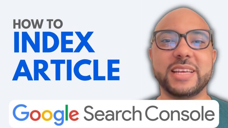 How to Index an Article in Google Search Console