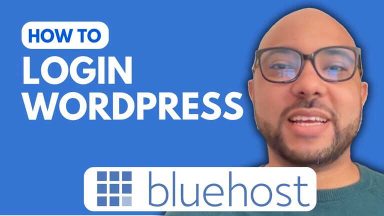 How to Log in to WordPress in Bluehost