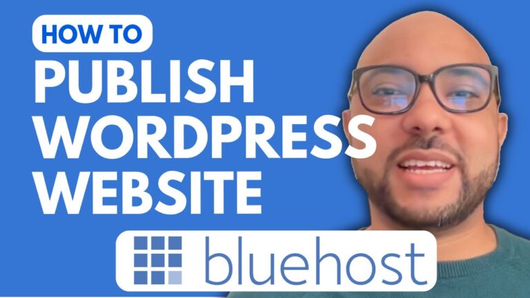 How to Publish a WordPress Website on Bluehost