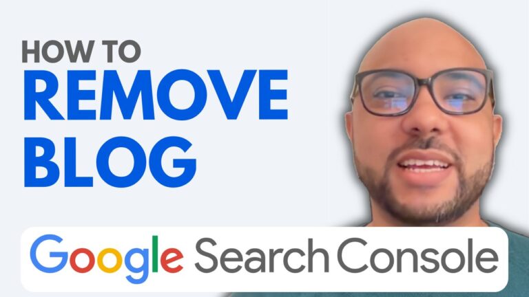 How to Remove a Blog from Google Search Console