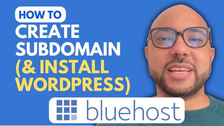 How to Create a Subdomain and Install WordPress in Bluehost