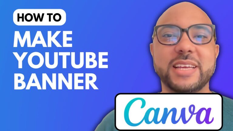 How To Make A YouTube Banner In Canva