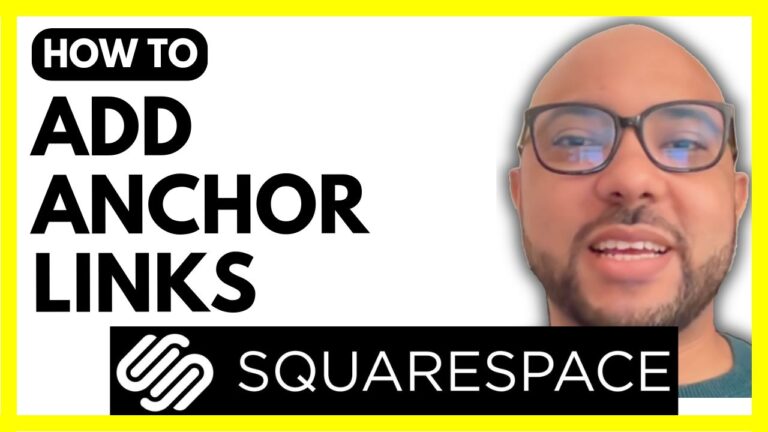 How to Add Anchor Links in Squarespace