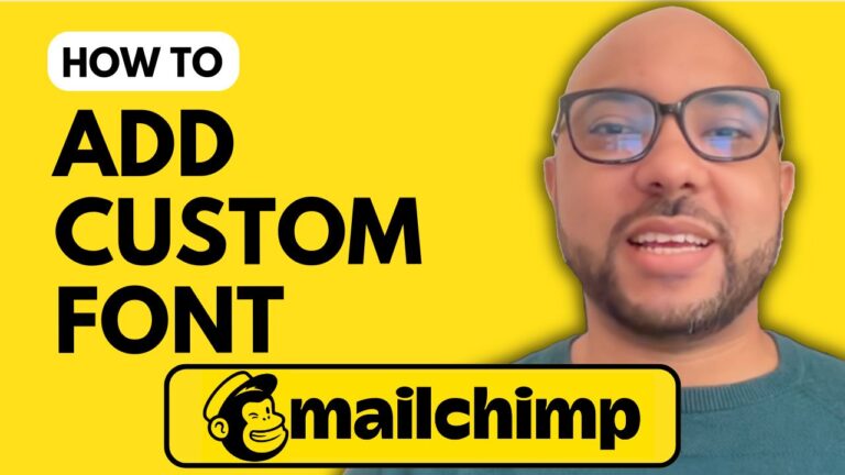 How to Add Custom Font in Mailchimp