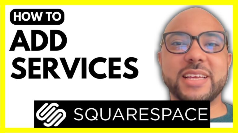 How to Add Services on Squarespace