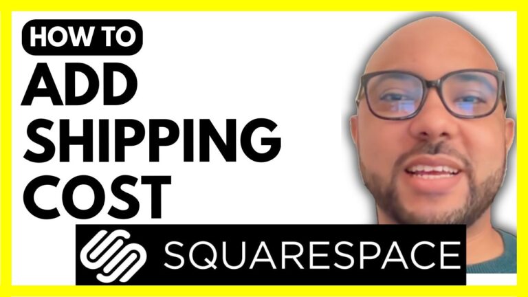 How to Add Shipping Cost on Squarespace