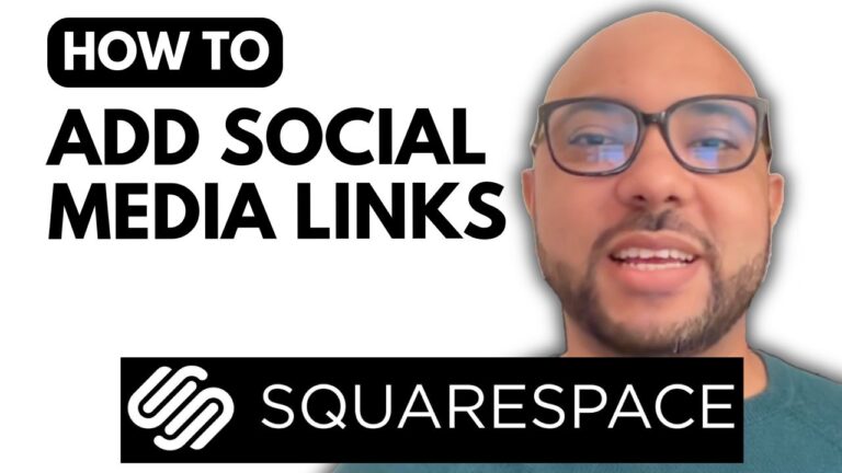 How to Add Social Media Links to Squarespace