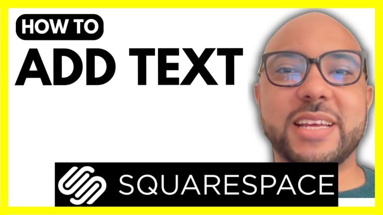 How to Add Text on Squarespace