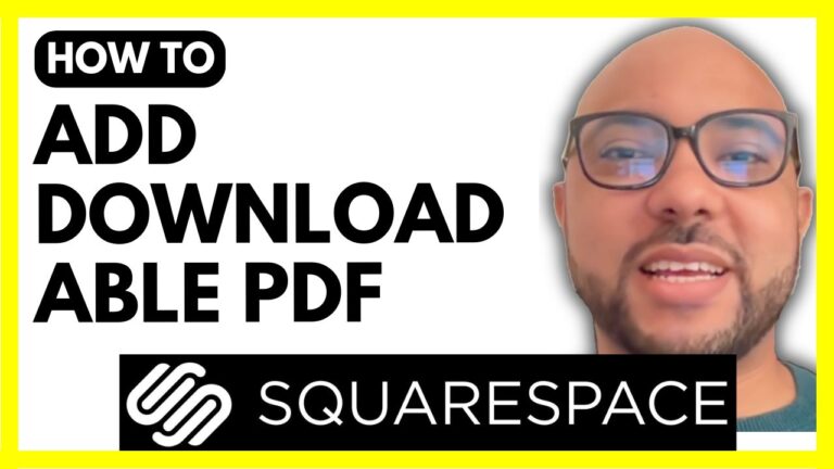 How to Add a Downloadable PDF to Squarespace