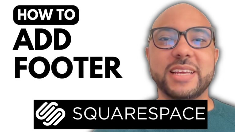 How to Add a Footer in Squarespace