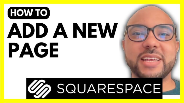 How to Add a New Page in Squarespace