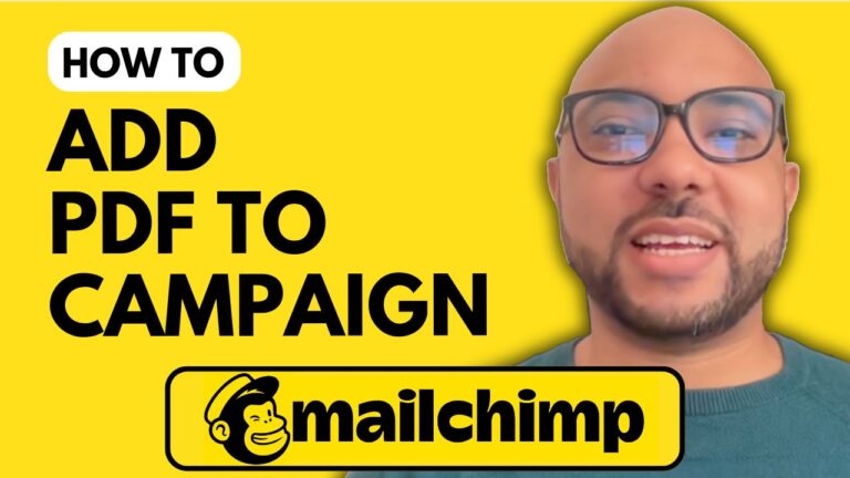 How to Add a PDF to a Mailchimp Campaign