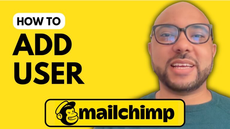 How to Add a User in MailChimp