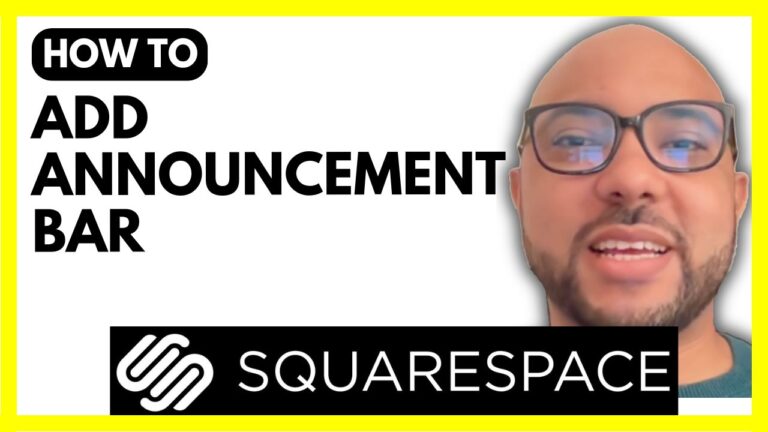 How to Add an Announcement Bar in Squarespace