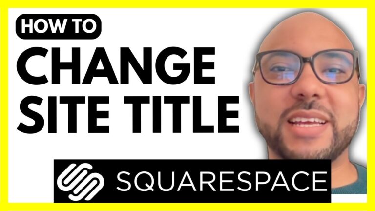 How to Change Your Site Title on Squarespace