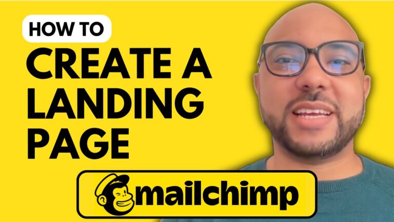 How to Create a Landing Page on Mailchimp