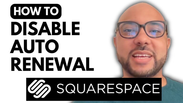 How to Disable Auto Renewal in Squarespace