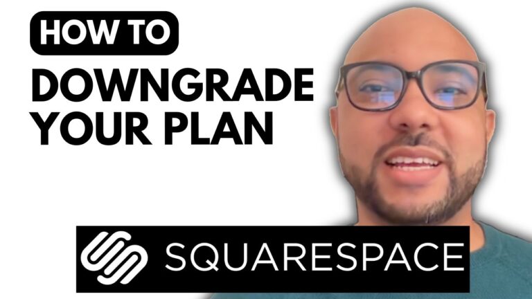 How to Downgrade your Squarespace Plan