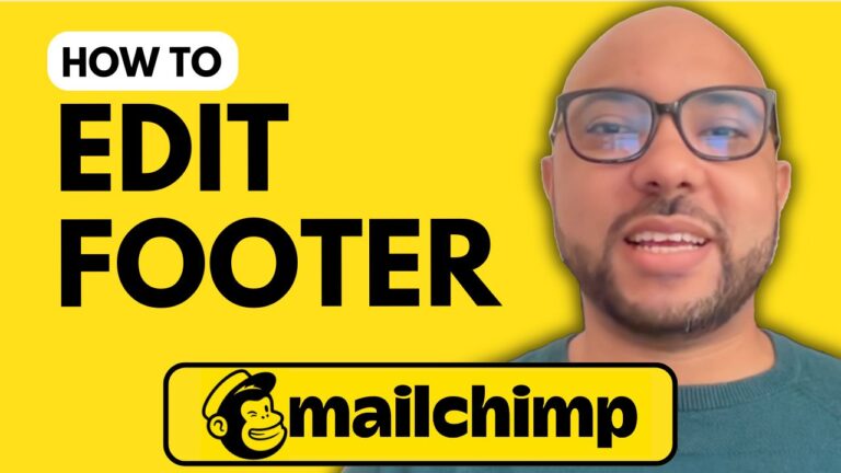 How to Edit Footer in Mailchimp