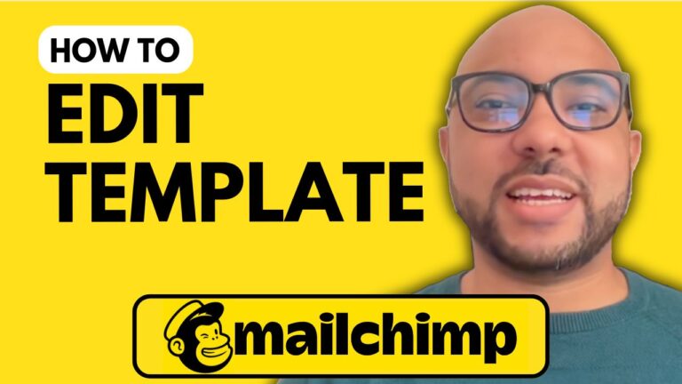 How to Edit MailChimp Template