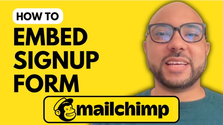 How to Embed Mailchimp Signup Form in WordPress