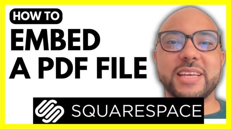 How to Embed a PDF File in Squarespace