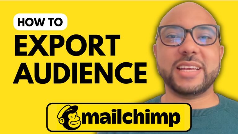 How to Export Audience from Mailchimp