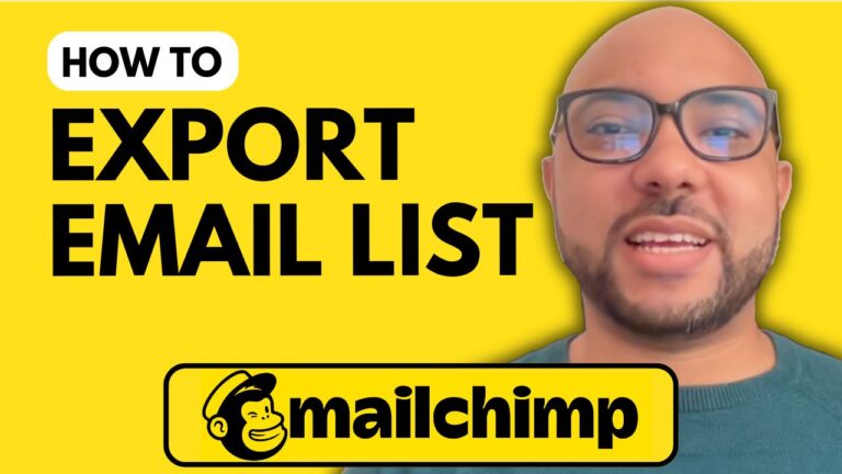 How to Export an Email List from Mailchimp