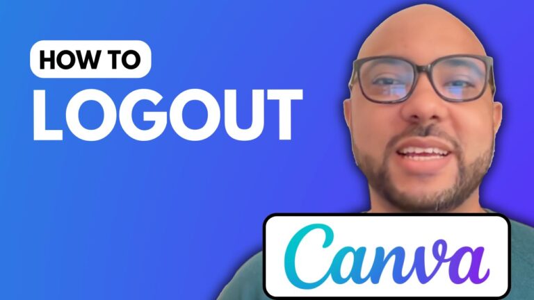 How to Logout from Canva