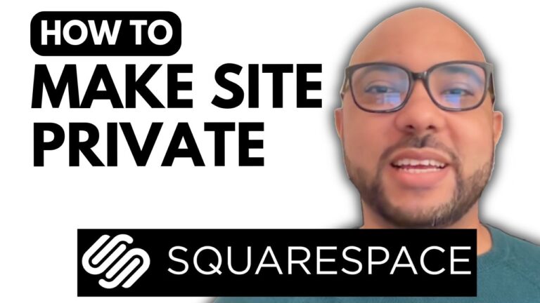 How to Make Your Site Private in Squarespace