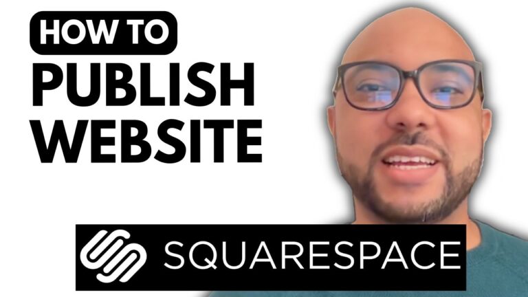 How to Publish a Website on Squarespace