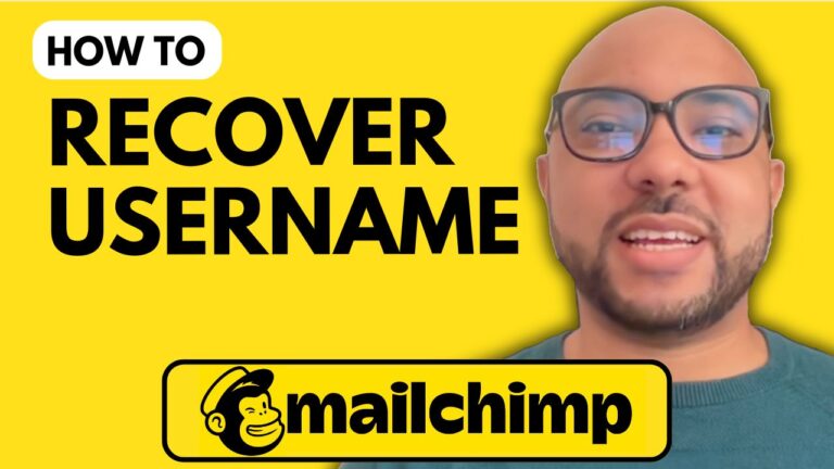 How to Recover Your Account Username in Mailchimp