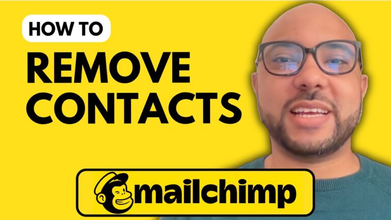 How to Remove Contacts from Mailchimp