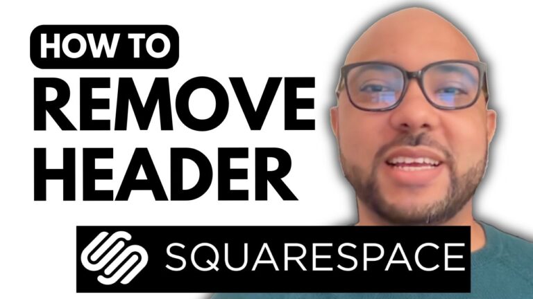 How to Remove the Header from Squarespace