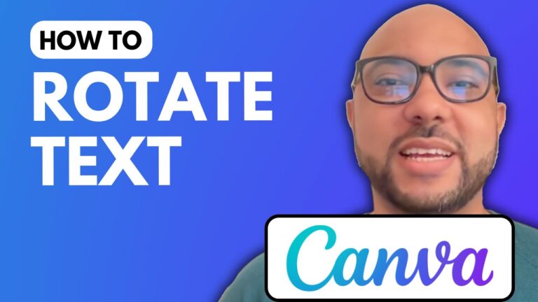 How to Rotate Text in Canva