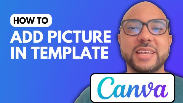 How to Add a Picture in Canva Template