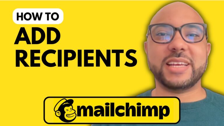 How to Add Recipients in Mailchimp