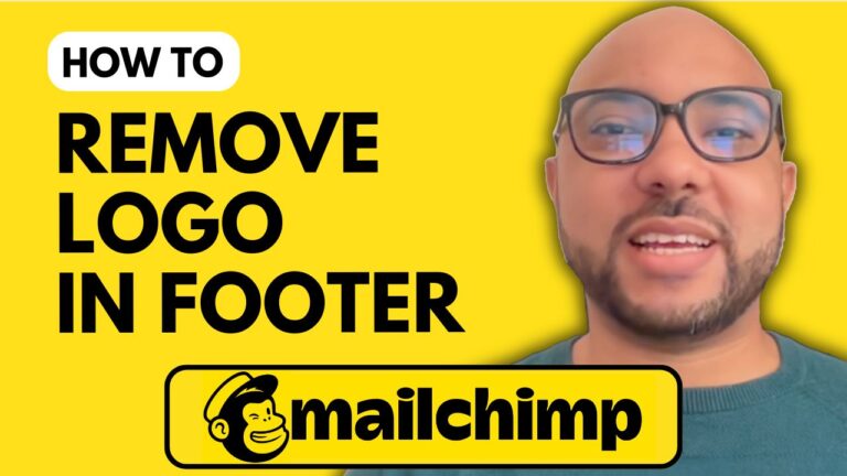 How to Remove Mailchimp Logo from Footer