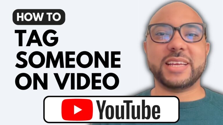 How to Tag Someone on a YouTube Video