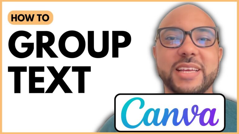 How To Group Text In Canva