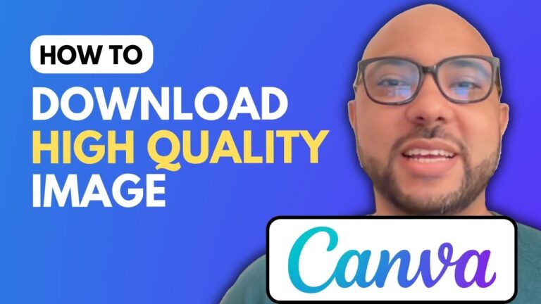 How to Download Canva Image in High Quality