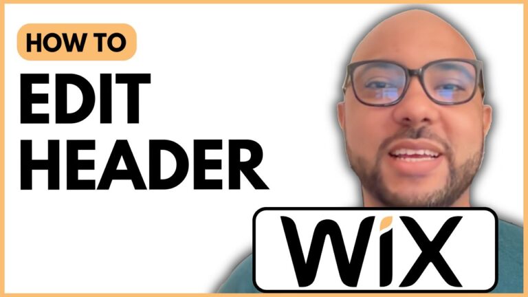 How to Edit Header in Wix