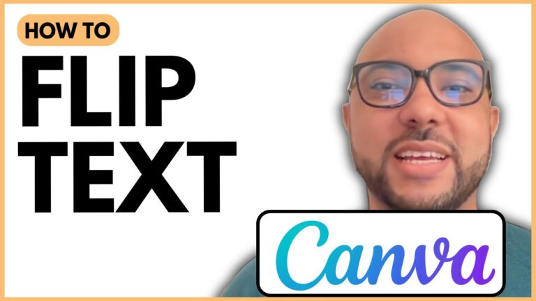 How to Flip Text in Canva