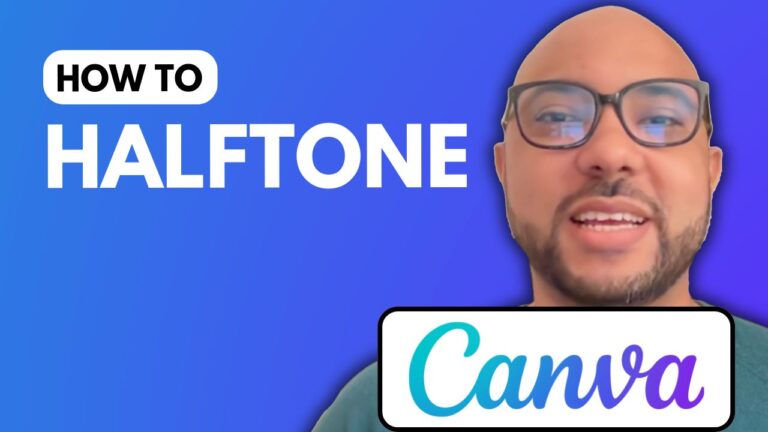 How to Halftone in Canva