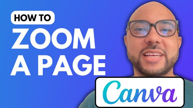 How to Zoom Page In Canva