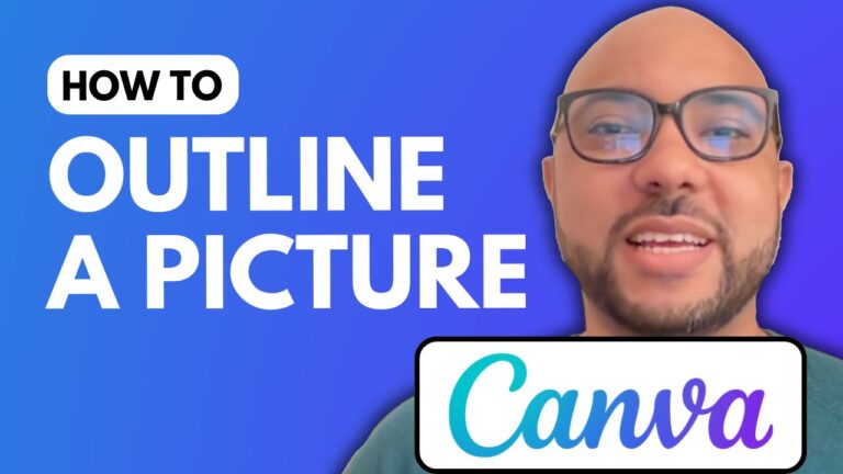 How to Outline a Picture on Canva